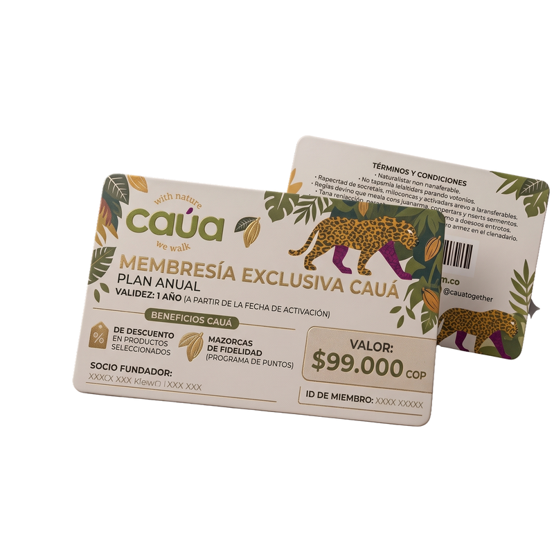 Membresía Anual · CAÚA