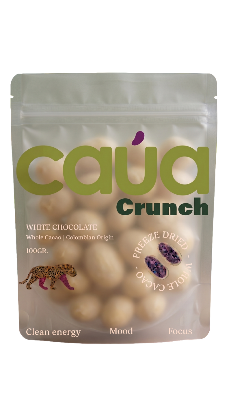 CAUA™ CRUNCH Chocolate blanco - Origen Arauca y Santander 100gr