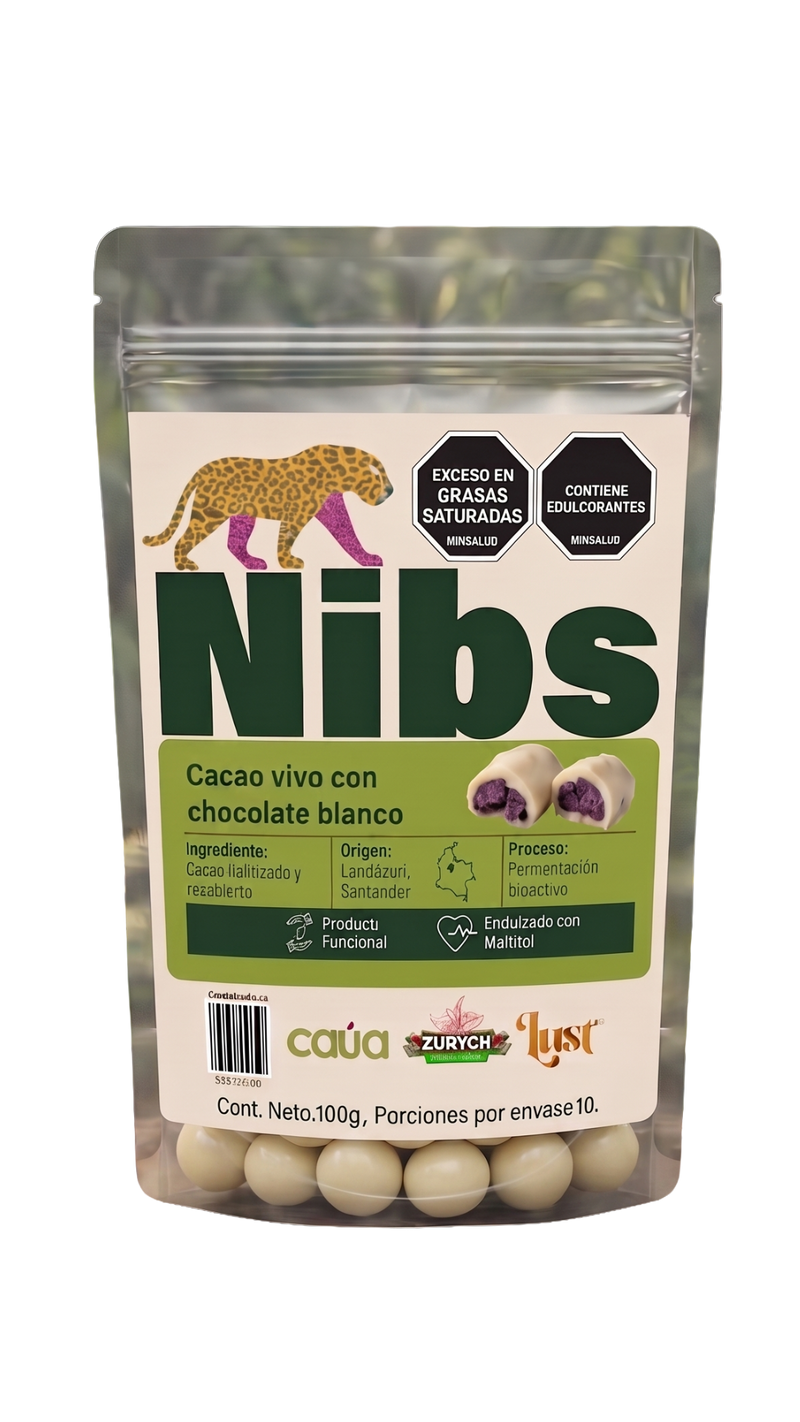 NIBS™ de Cacao bioactvio - Origen Arauca 100gr