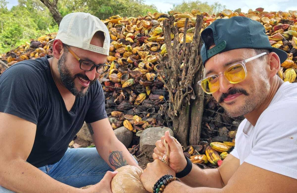 David Montoya y Amaury Amed · con nuestra red de cacaocultores · Colombia · 2025
